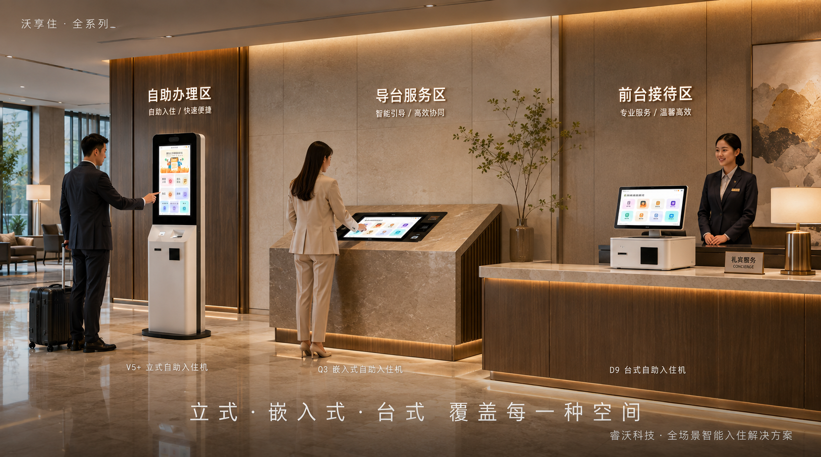 从表情管理失败，看酒店自助机（酒店自助入住机）破局前台人控
