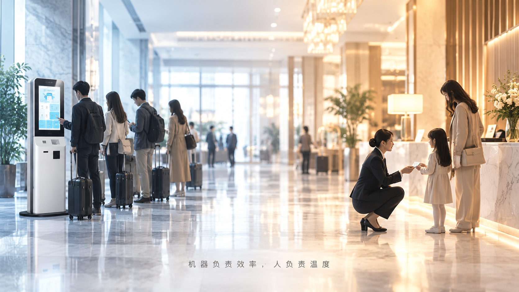 AI接管执行后，酒店自助入住机让什么更值钱？